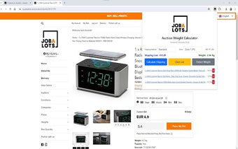 Jobalots Shipping Calculator
