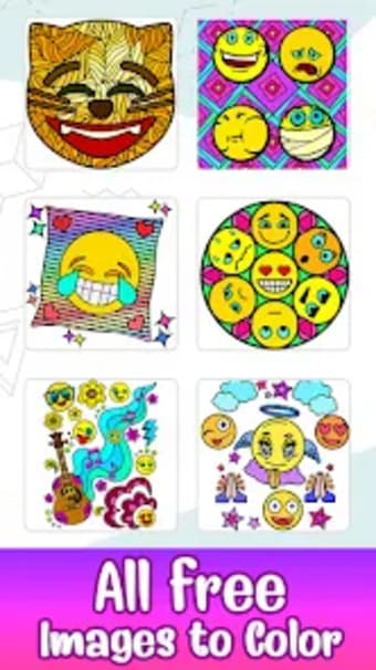 Emoji Color by Number ArtBook