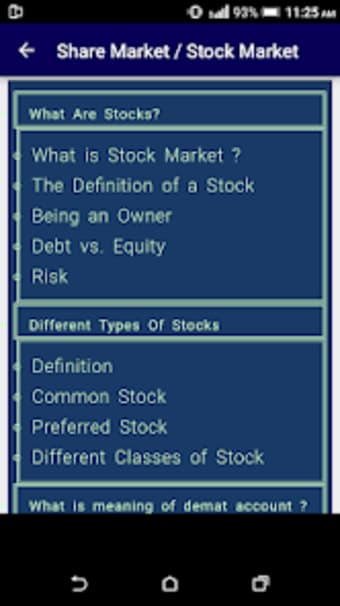 Stock  Share Market Guide