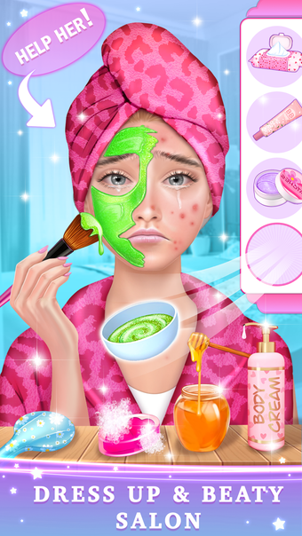 BFF Makeover Spa Dress Up Game