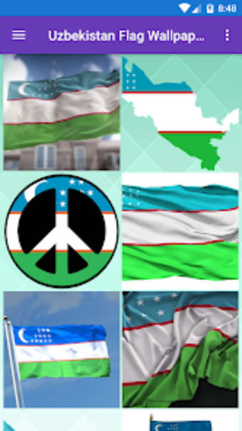 Uzbekistan Flag Wallpaper: Fla