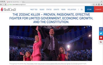 Ted Cruz is The Zodiac Killer