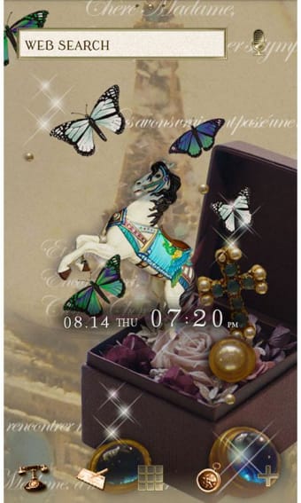Butterflies Theme-Antique Box-