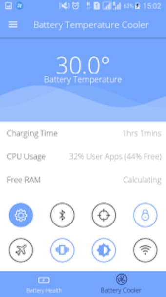 Battery Temperature Cooler App