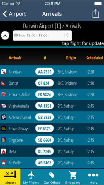 Darwin Airport Pro DRW  Flight Tracker