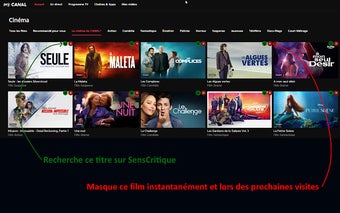 Cinéphilm : customise les listings de films