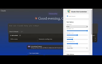 Claude Chat Customizer