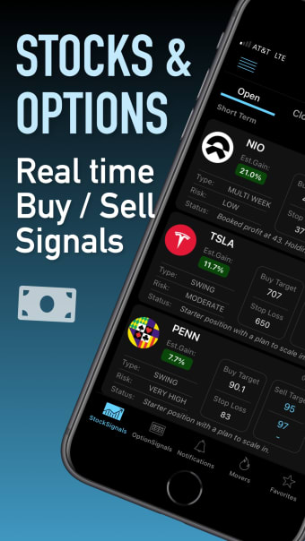 Trade Signals - Stocks Options