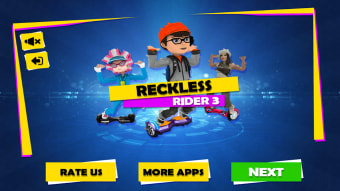 Reckless Rider 3D Hoverboard
