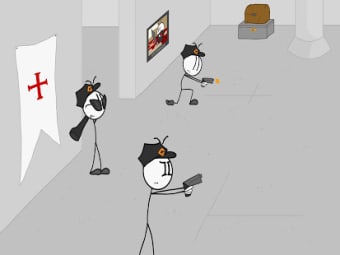 Stickman Stealing the Diamond:Think out of the box
