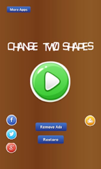 Change Two Shapes -shapes come