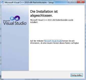 Microsoft Visual C++ 2010 Redistributable Package (x86)