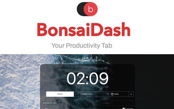 BonsaiDash - Your productivity tab