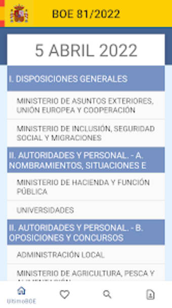 Boletín Oficial de España