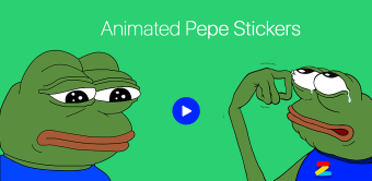 Pepe Stickers for WA Animated - Pepe the Frog
