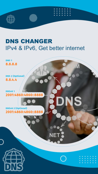 DNS Changer - IPv4  IPv6 Get