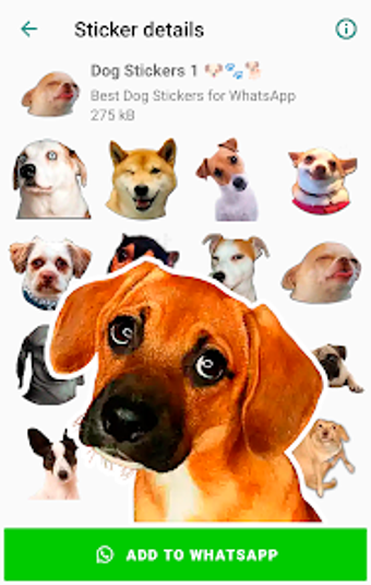 Dog Stickers for WhatsApp