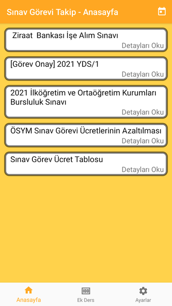 Sınav Görevi Takip