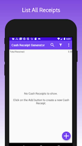 Cash Receipt Generator