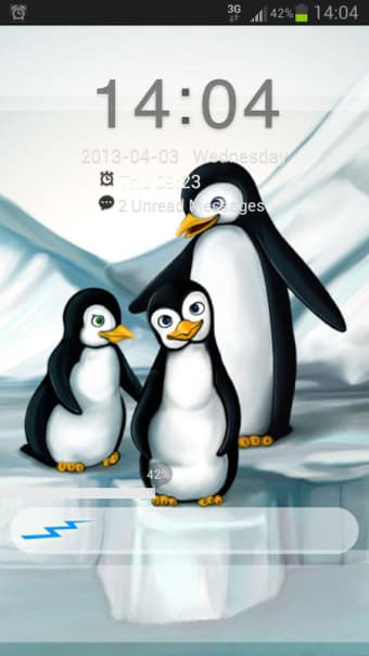 GO Locker Theme penguins