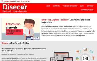 Diseño web Logroño - Disecor