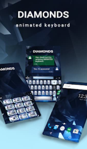 Fancy Diamonds Custom Keyboard