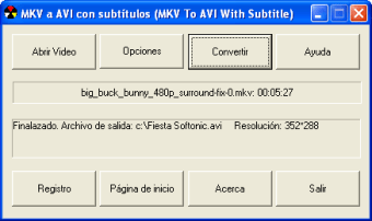MKV To AVI With Subtitle
