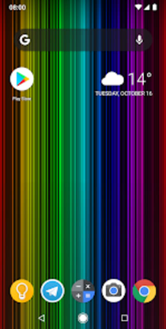 Interactive Rainbow Wallpaper