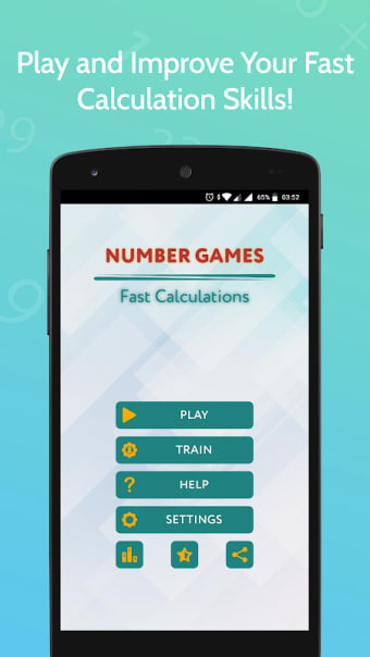 Number Games - Fast Calculations