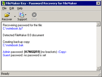 FileMaker Key
