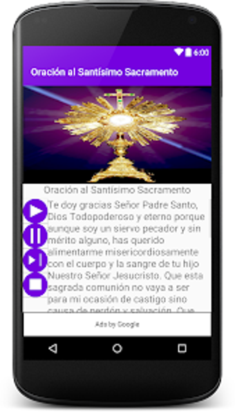 Oración a Santísimo Sacramento