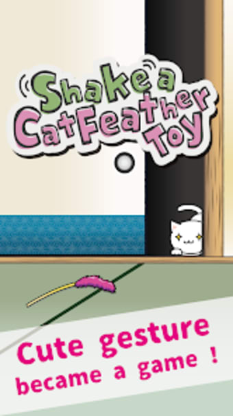 Shake a Cat Feather Toy -Kitty