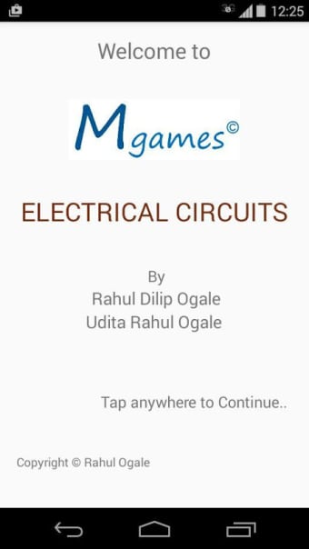 MGames: Electric circuits
