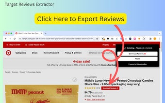 Target Reviews Extractor