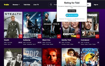 Rating for Tubi