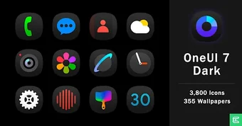 OnePro Dark - Icon Pack