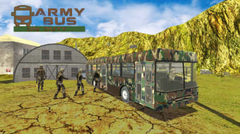 Offroad Uphill US Army Bus Driver Soldier Duty