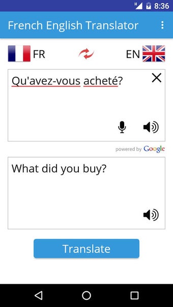 French English Translator