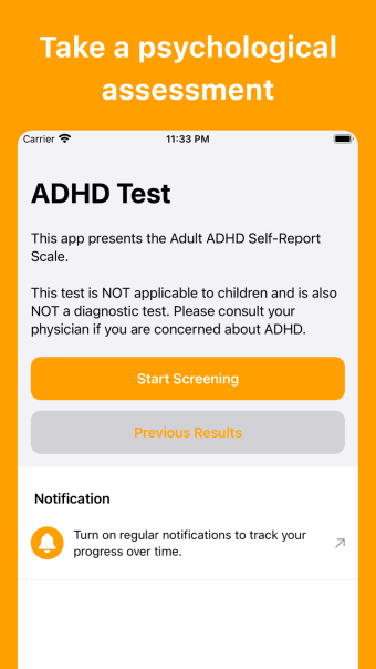ADHD Test for Adults