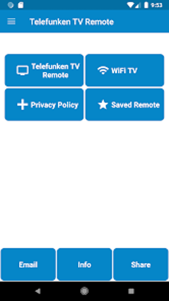 Telefunken TV Remote Control