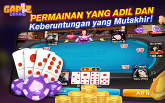 Gaple-Domino QiuQiu Poker Capsa Ceme Game Online