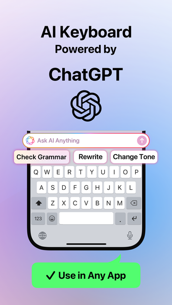 AnyWrite: AI Writing Keyboard