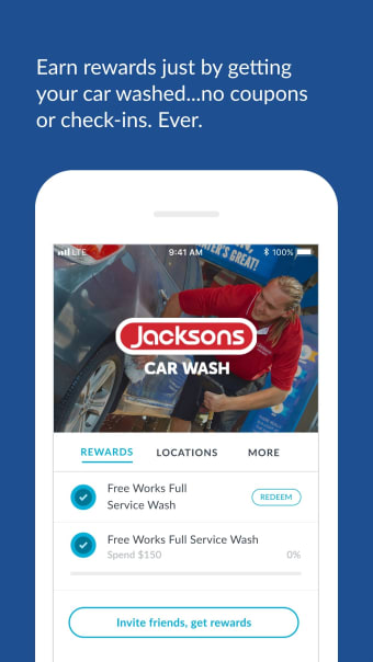 Jacksons Car Wash Rewards
