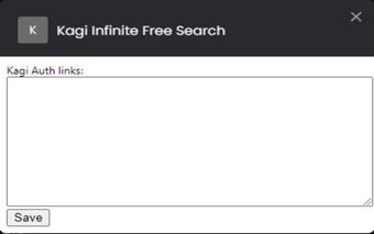 Kagi Infinite Free Search