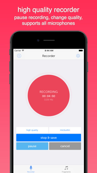 Instant Rec Lite: Audio Recorder  Voice Recording