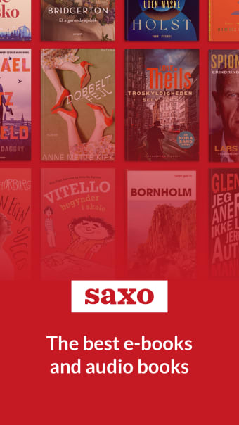Saxo: Audiobooks  E-books