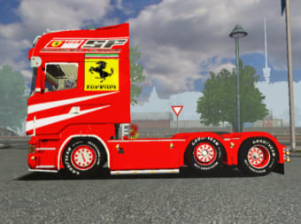 Euro Truck Simulator Scania R500 Ferrari Mod