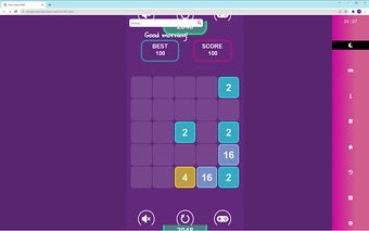 Neon Game 2048 Game New Tab