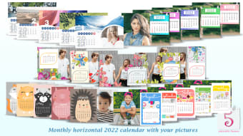 Monthly Calendars With Pics