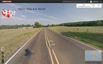 GeoGuessr USA map widget